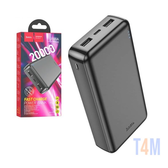 Hoco Power Bank J100A High Ranking (2USB/Type-C) 22.5W 20000mAh Black